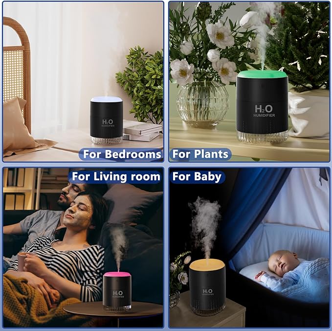 Colorful Mini Humidifier, USB Rechargeable Humidifier, small humidifier - Image 6