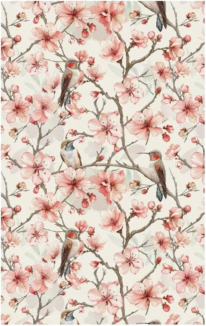 Slip Cover for Recliners Hummingbird Floral Print Anti-Slip Headrest Protector - Image 7
