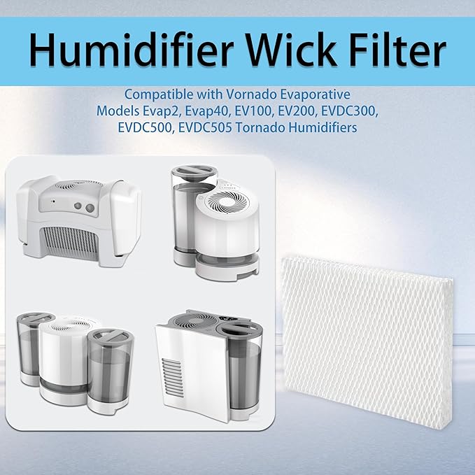 6 Pack MD1-0034 Replacement Humidifier Wick Filters | Compatible - Image 2
