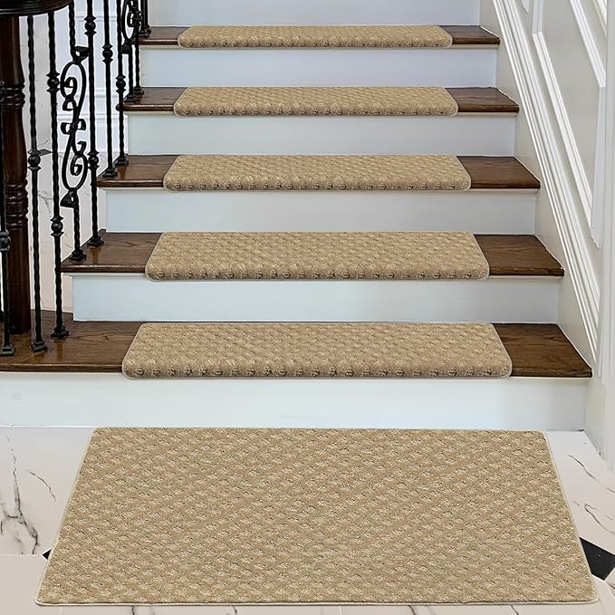 PURE ERA Carpet Stair Tread Landing Mat Tape Free Self Adhesive Non Slip Skid - Image 2