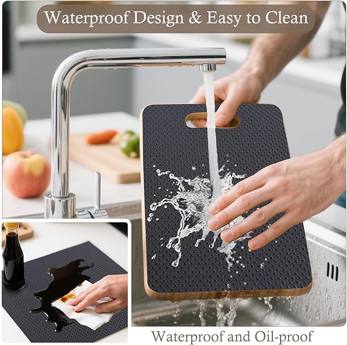 Shelf Liner for Kitchen Cabinet 20 Inch Wide X 20 Ft Non-Slip Drawer Mat - Image 2