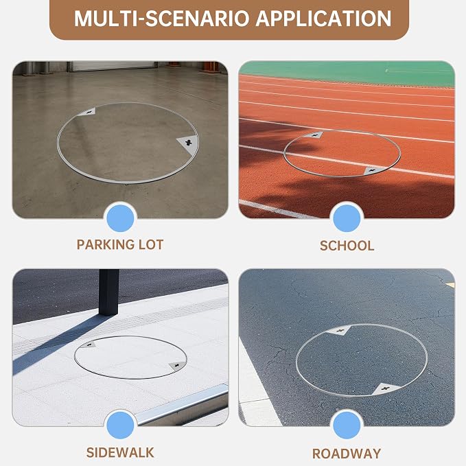 36 inch Stainless Steel Round Invisible Manhole Cover | Embedded Septic Tank - Image 6