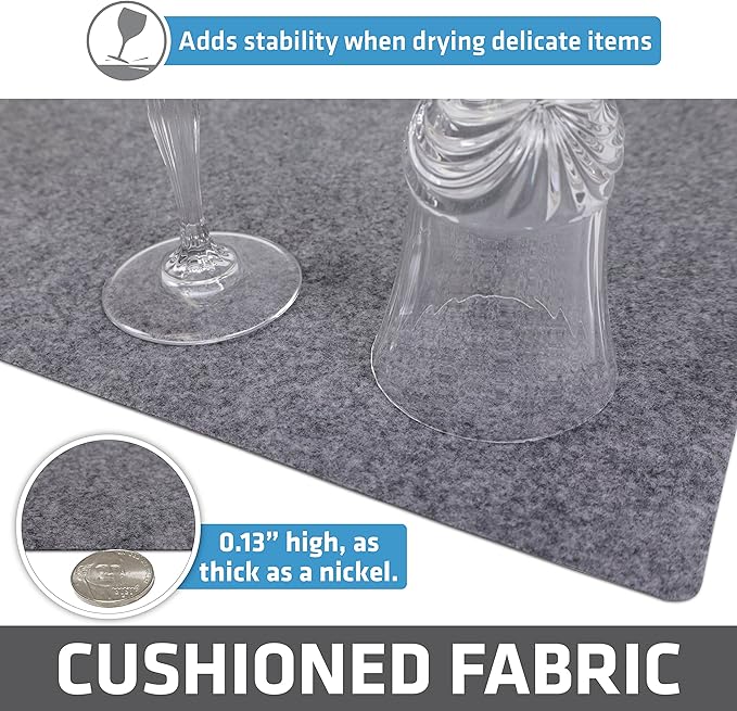 Drymate Premium Luxury Shelf & Drawer Liner, Thick Cushioned Fabric, - Image 7