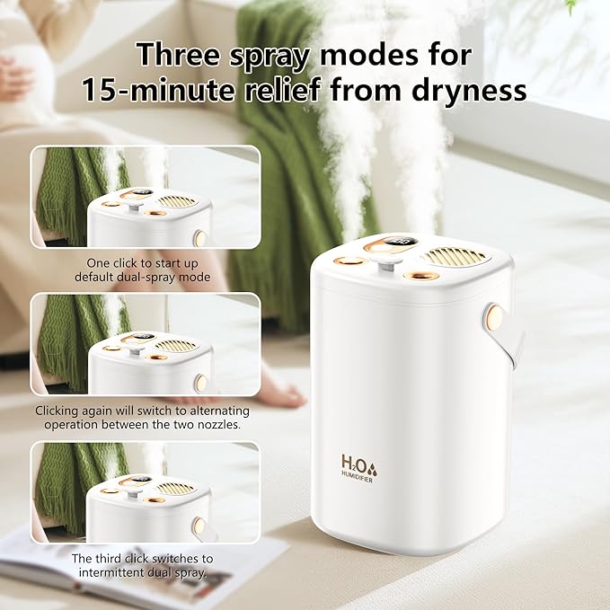 1L Cool Mist Ultrasonic Humidifier - Image 3