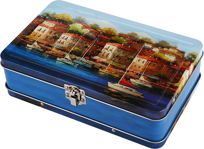 DAHO Metal Storage Box with Hinge by Unknown