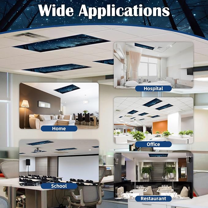 ANGSYLTH 8 Pcs Fluorescent Light Covers - Image 7