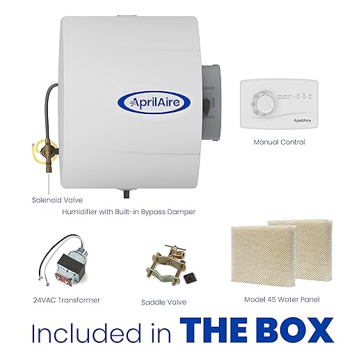 AprilAire 400M Whole-House Humidifier, Manual Water Saver Furnace Humidifier - Image 6