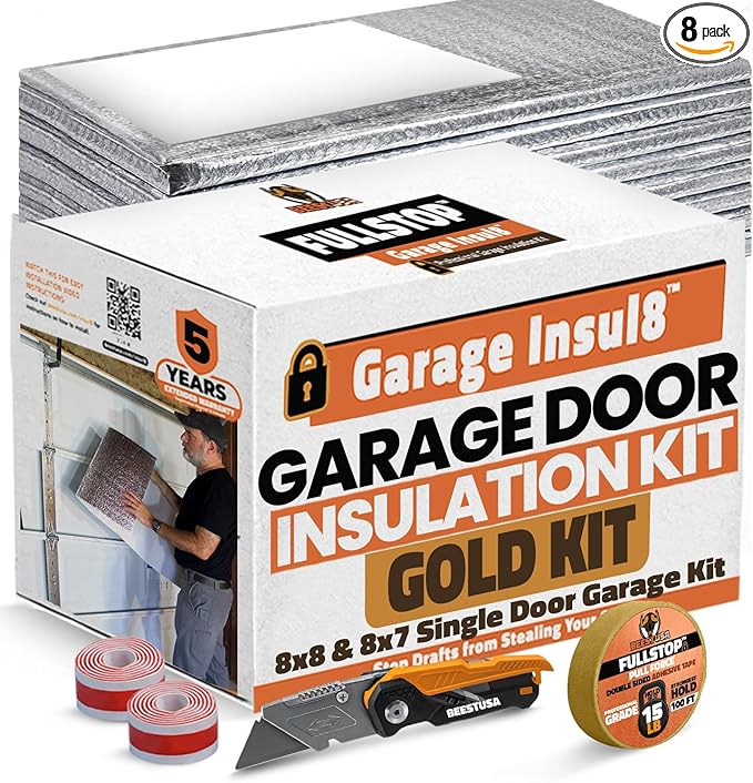 BEEST FULLSTOP Garage Door Insulation Kit w/ Seals & Window Films by BEEST