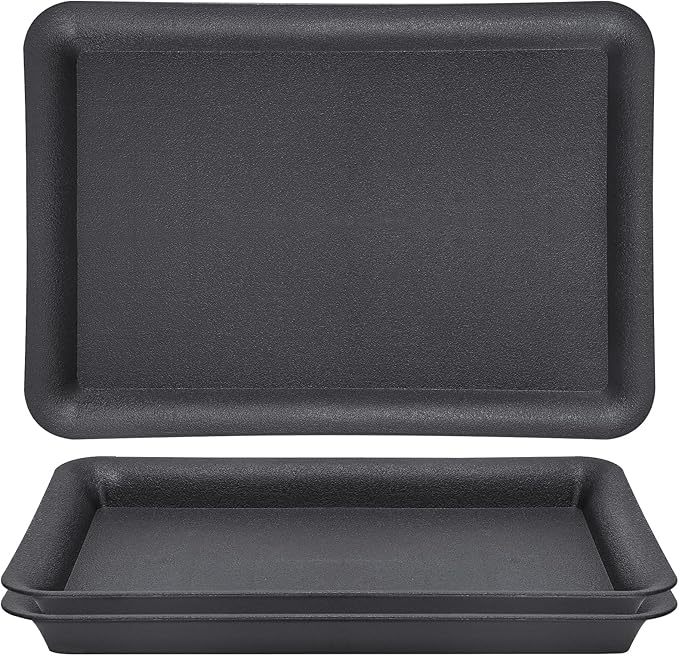 GREANER 17 Inch Plastic Plant Saucer, Flower Pot No Holes Plant Drip Trays by GREANER