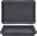GREANER 17 Inch Plastic Plant Saucer, Flower Pot No Holes Plant Drip Trays by GREANER