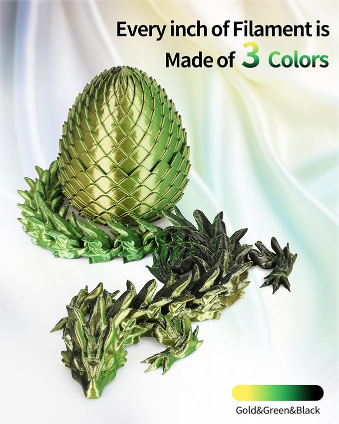 LANDU Silk Tri-Color PLA Filament 1.75mm 1Kg, Triple Color Silk PLA Filament - Image 2