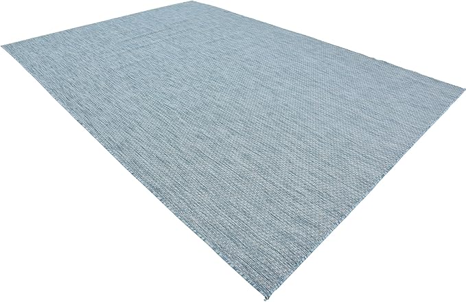 Unique Loom Collection Casual Transitional Solid Heathered Indoor/Outdoor - Image 4
