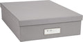 Bigso Oskar Fiberboard Label Frame Document Letter Box by Bigso