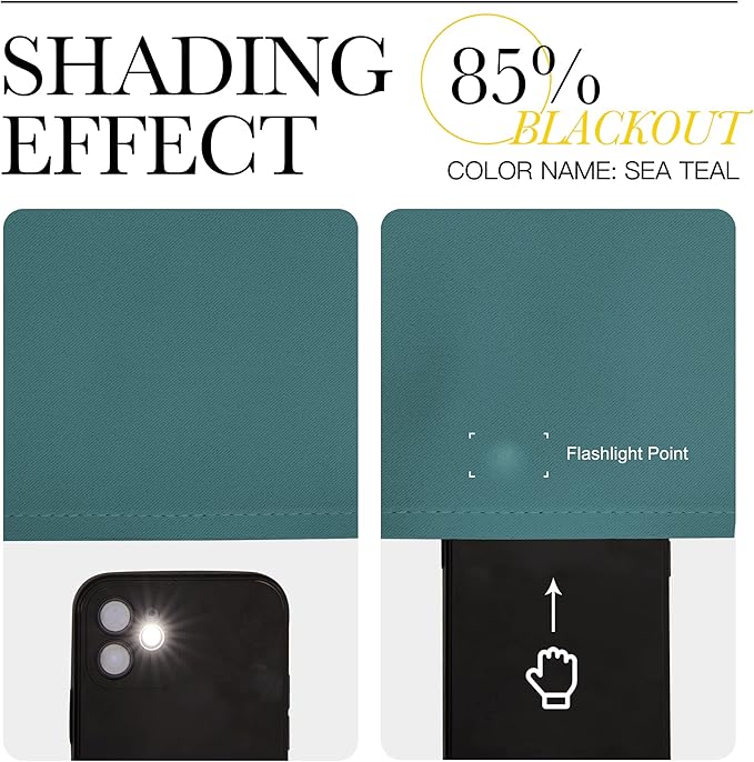 NICETOWN Kitchen Curtains, Privacy & Light Block Out Window Curtains & Drapes - Image 5