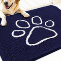 OLANLY Dog Door Mat for Muddy Paws 30x20, Paw Print Design, Absorbs Moisture by OLANLY