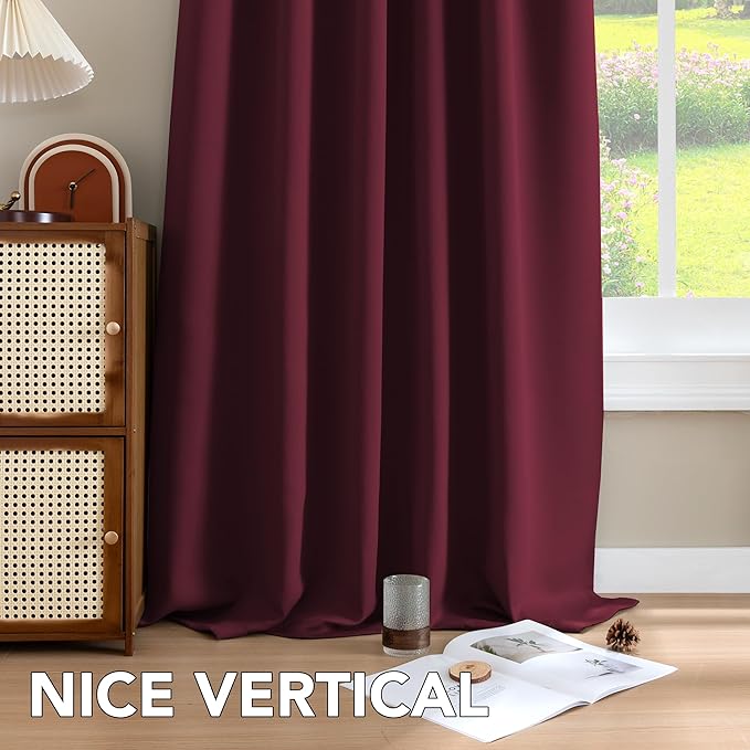 H.VERSAILTEX Christmas Blackout Curtains Thermal Insulated Window Treatment - Image 8