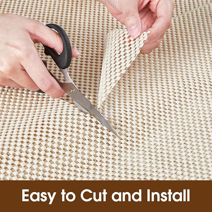 Shelf Liner for Kitchen Cabinet, Drawer Liners Non Slip Non Adhesive Thick Mat - Image 4