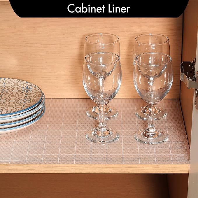 Cooyes Shelf Liner for Kitchen Cabinets – Non-Adhesive Waterproof Drawer Liner - Image 3