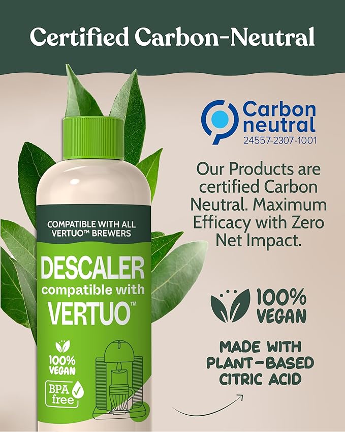 Nespresso Vertuo Compatible Descaling Solution. Eco-Friendly Formula to Clean & - Image 2