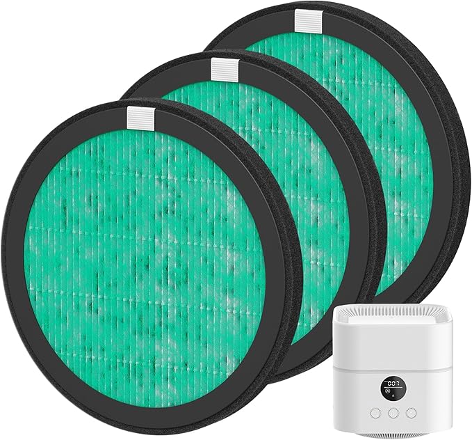 3 Pack HEPA Replacement Filters Compatible by AddtoYourCart