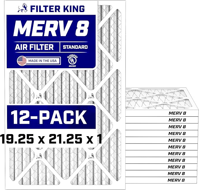 Filter King 19.25x21.25x1 Air Filter Dust & Allergy Control AC Furnace Filters by FilterKing