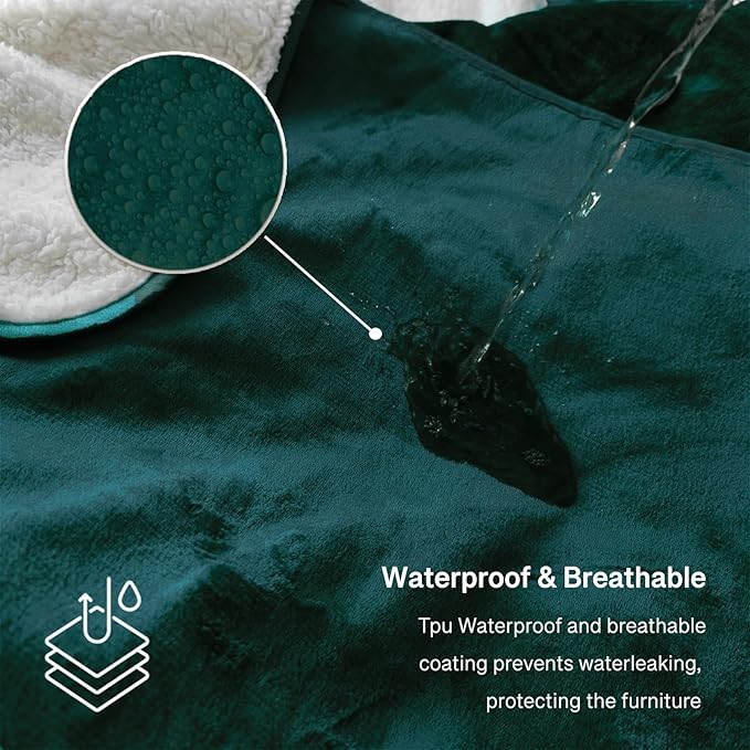 Waterproof King Size Blankets for Bed Spill-Proof, Water Proof & Mess-Free Cozy - Image 2