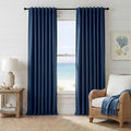 RYB HOME Navy Blue 100% Blackout Curtains by RYBHOME