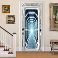 3D Door Stickers, Peel and Stick Vinyl Wallpaper, Self-Adhesive Mural by BVBOX