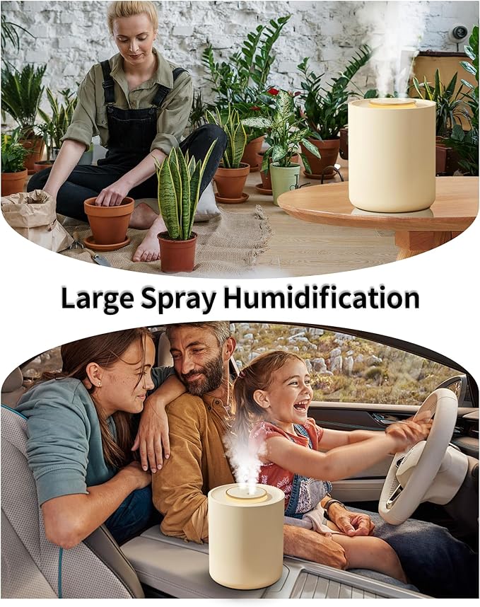 Portable Small Humidifier, 1500ml Small Humidifiers - Image 7