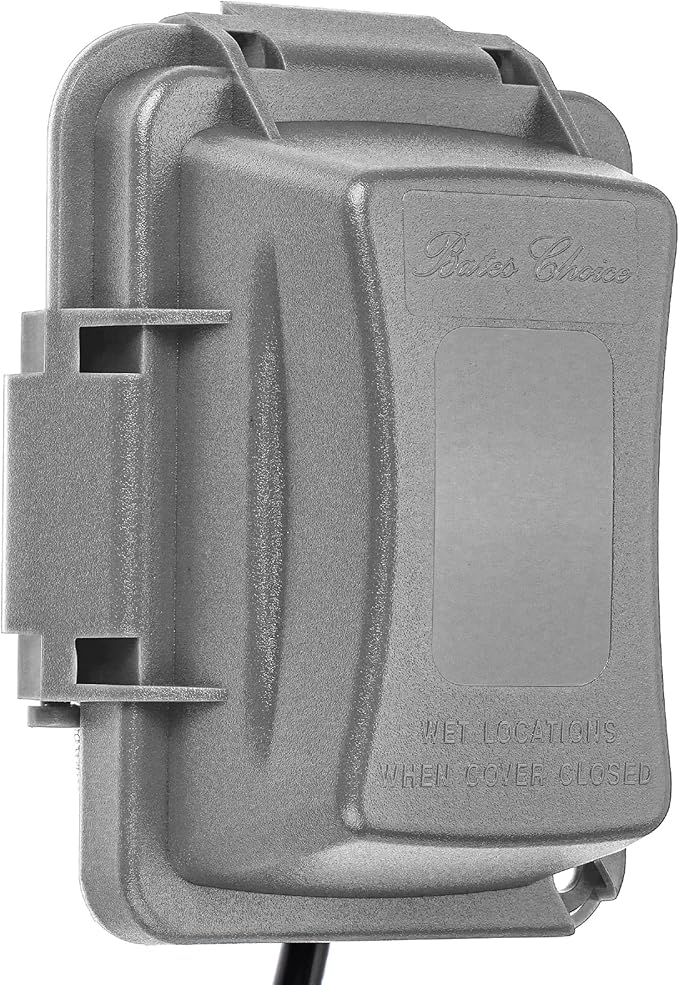 Bates- Weatherproof Electrical Outlet Cover, Outdoor Plug Cover by BatesChoice