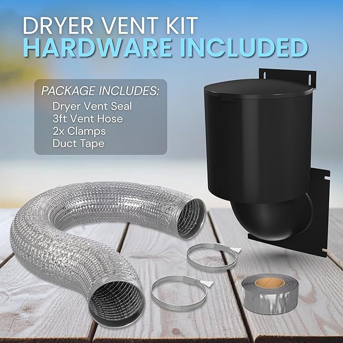 Dryer Vent Kit – 4 Inch Exterior Dryer Vent Cover - Image 2