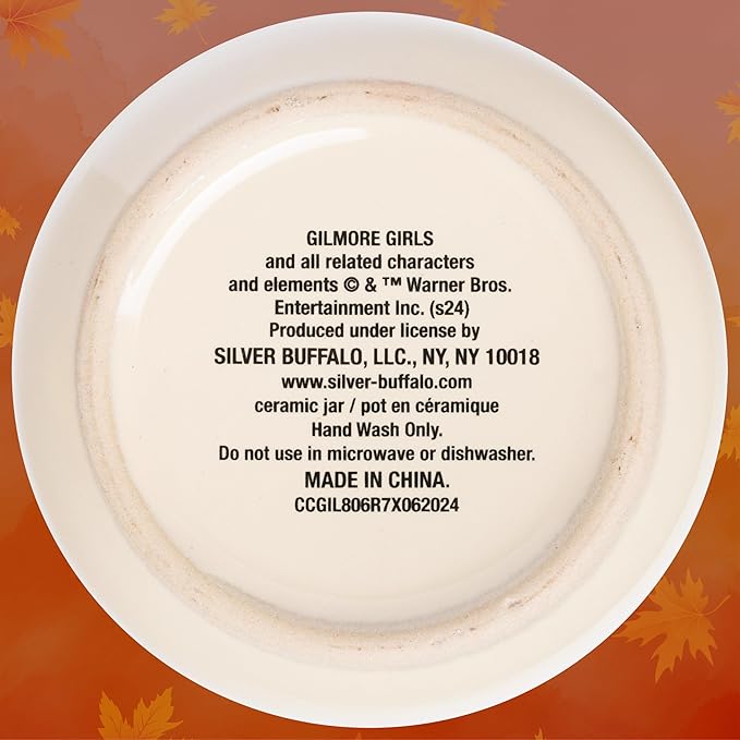 Silver Buffalo Gilmore Girls Wax Resist Ceramic Cookie Jar - Image 8