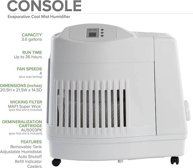 AIRCARE MA Whole-House Console-Style Evaporative Humidifier - Image 2