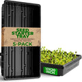 10x20 Inch Black Plastic 5 Pack Plant Propagation Tray – Growing Trays by YieldLab