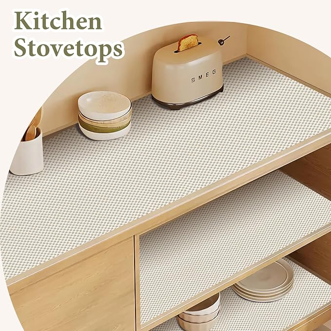 Shelf Drawer Liners for Kitchen Cabinets Non Adhesive Drawer Liner Thickened - Image 3