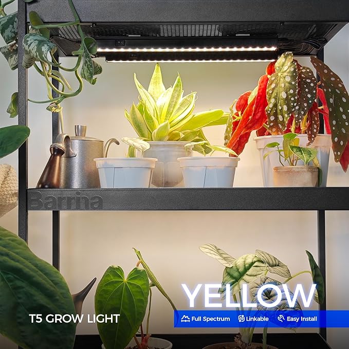 Barrina T5 Grow Lights for Indoor Plants Full Spectrum, 1FT 10W Indoor Plant - Image 3