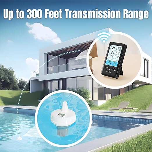 Raddy PT-3 Wi-Fi Pool Thermometer Floating Easy Read - Image 3