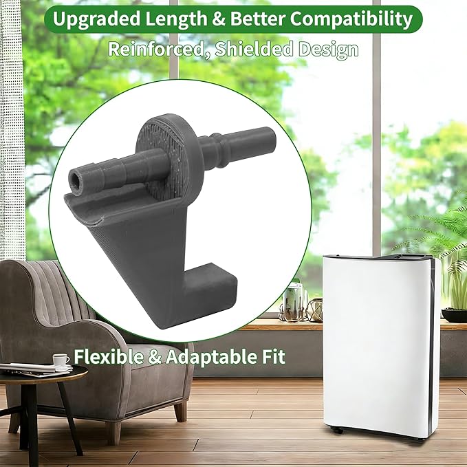 Upgraded Dehumidifier Drain Hose Adapter, Secure Fit Drainage Pipe Replacement - Image 2