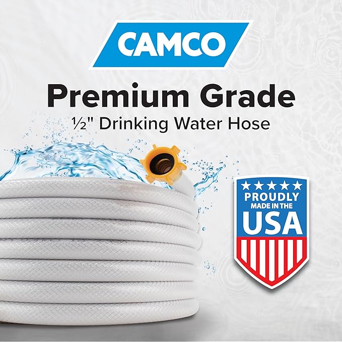 Camco TastePURE 10-Ft Water Hose-RV Drinking Water Hose Contains No Lead - Image 2