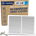 24x16 Inch Air Return Vent Cover Decorative – Premium Aluminum AC Vent Cover by LAMINAIRE