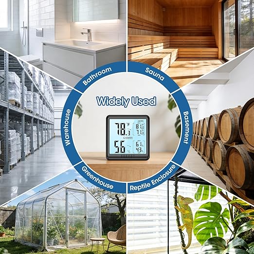 DOQAUS Room Thermometer Hygrometer, Digital Indoor Thermometer - Image 9