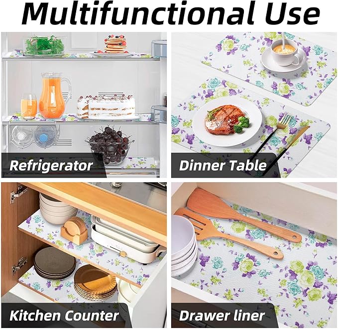 18" W x 96" L Floral Drawer and Shelf Liner - Image 9