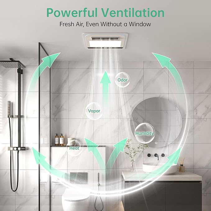 4-in-1 Bathroom Exhaust Fan - Image 4