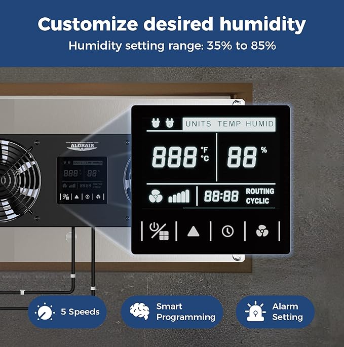 ALORAIR 240CFM Crawlspace Ventilation Fan, - Image 3