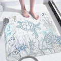 Sea Turtle Square Anti Slip Shower Mats by Unknown