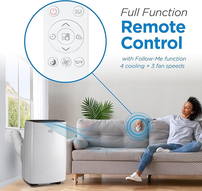 BLACK+DECKER Portable Air Conditioner, 000 BTU - Image 3
