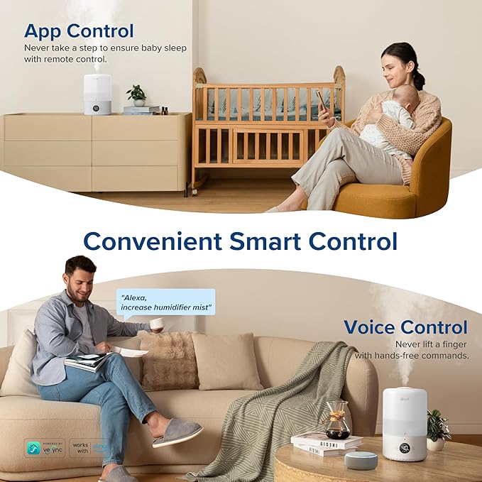 LEVOIT Smart Cool Mist Top Fill Humidifiers - Image 3