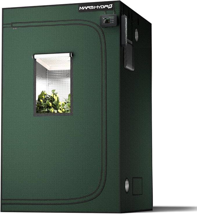 MARS HYDRO 4x4 Grow Tent Pro, Larger Observation Window, Controller & Socket by MARSHYDRO