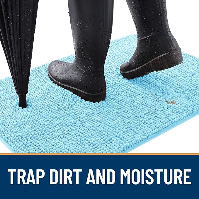 OLANLY Dog Door Mat for Muddy Paws 70x24, Absorbs Moisture and Dirt, Absorbent - Image 2
