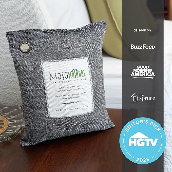 Moso Natural Air Purifying Bag 500g | Premium Bamboo Charcoal Odor Absorber - Image 5